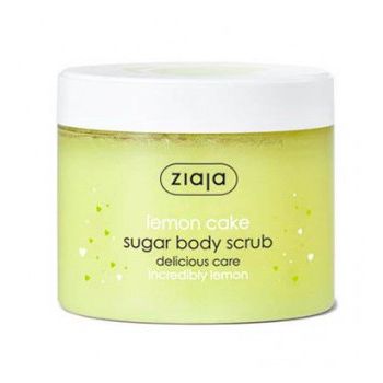 Esfoliante corporal de bolo de limão