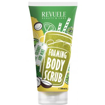 Foaming Body Scrub Esfoliante Corporal de Lima, Coco e Menta
