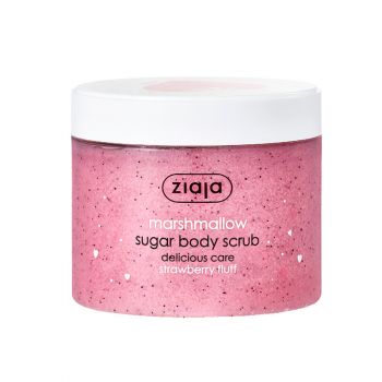 Esfoliante corporal de açúcar e marshmallow