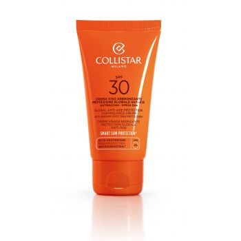 Creme de bronzeamento facial anti-envelhecimento Solar