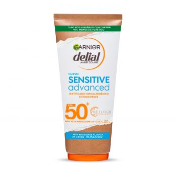 Delial Leite Protetor Solar para Peles Sensíveis Intolerantes ao Sol SPF 50+