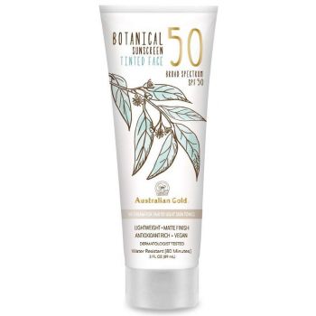  Protetor botânico SOLAR facial com cor SPF 50 