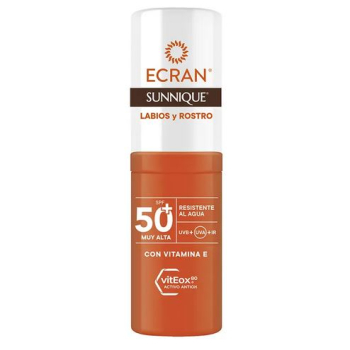 Stick Sunnique Protetor Solar Lábios e Rosto SPF50+