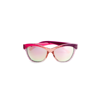 Óculos de Sol Pink Glitter Infantil + Estojo