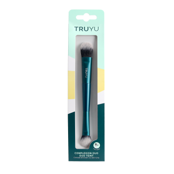 Pincel duplo para corretor e maquilhagem
