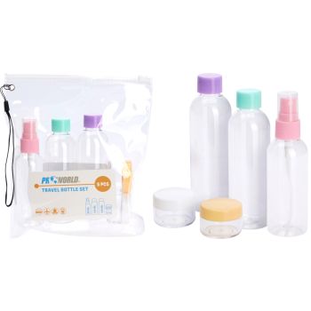 Conjunto de garrafas de viagem
