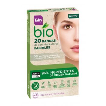 Bandas de cera depilatória bio facial