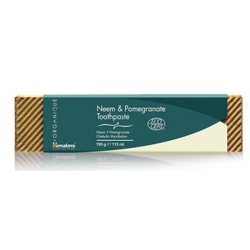 Pasta de dente nim e granada