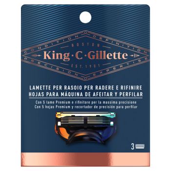 Gillette Lâminas de barbear e aparar Gillette para homem