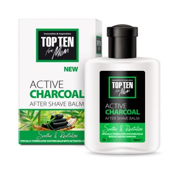 Top Ten  for Men After-Shave carvão ativo para homem