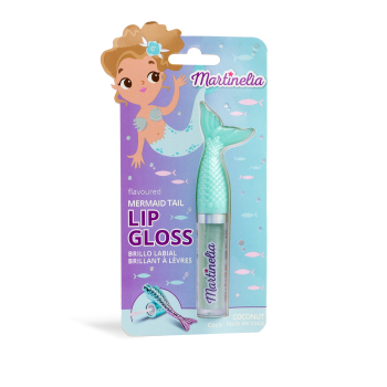 Brilho labial com sabor a cauda de sereia