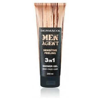 Dermacol Gel de Ducha Men Agent Sensitive Feeling 3 em 1 para homem