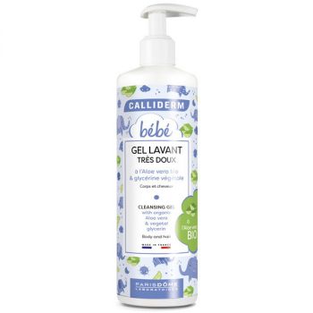 Gel de limpeza muito suave com Aloé Vera orgânico e glicerina vegetal