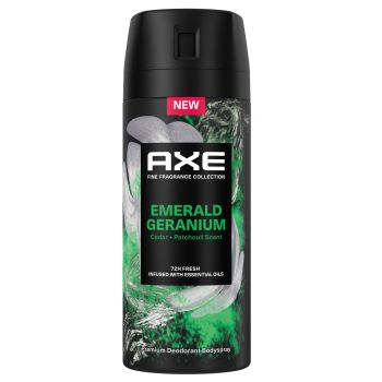 Axe Desodorizante Collection Gerânio e Esmeralda para homem