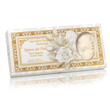 Coffret Sabonete Floral Bouquet Scented Soaps