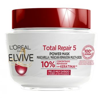 Máscara reparadora elvive Total Repair 5 para cabelos danificados