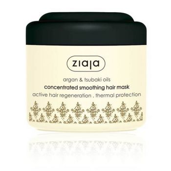 Máscara de argão para suavizar o cabelo