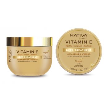 Máscara de Vitamina E, Biotina e Bambu