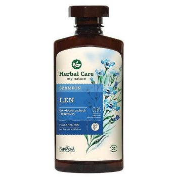 Champô com extrato de linhaça Herbal Care