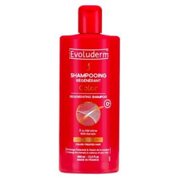 Champô regenerador dos corantes com keratin