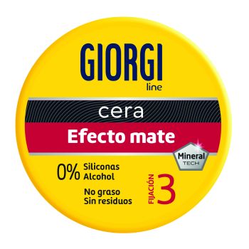 Cera de fixação com efeito mate