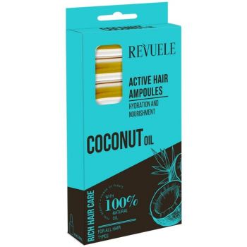 Ampolas Capilares de Óleo de Coconut ativas