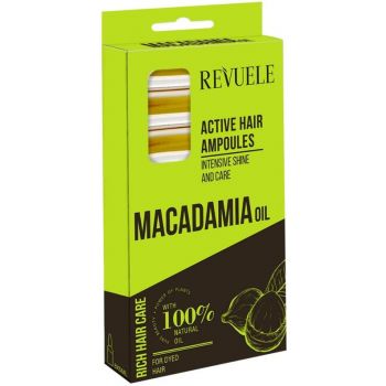 Ampolas Capilares de Óleo de Macadâmia para Cabelo Tingido