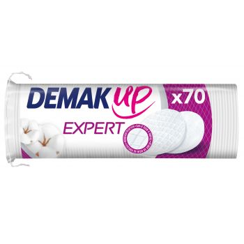Discos desmaquilhantes redondos não branqueadores Demak'Up Expert