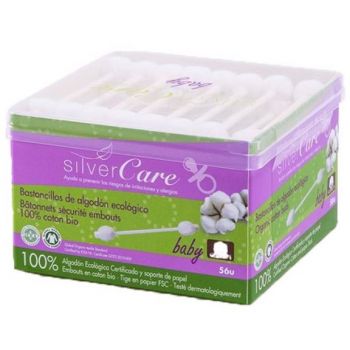 Botões de algodão orgânico biodegradável Baby
