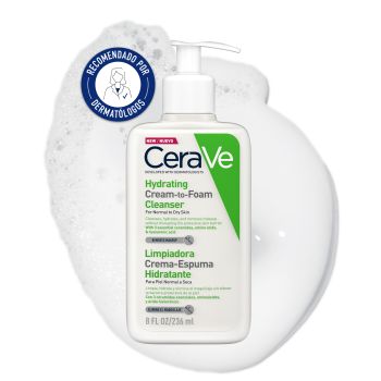 Creme-Espuma de Limpeza Hidratante