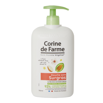 Creme de duche com óleo de amêndoas doces