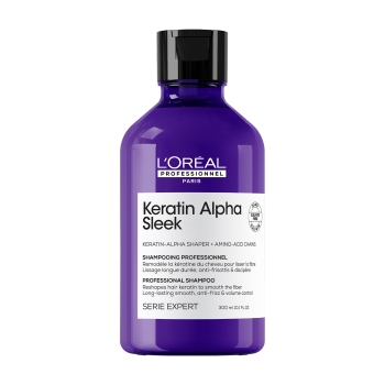 Champô sem sulfatos Keratin Alpha Sleek Professional