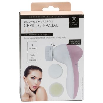 Escova facial 3 em 1