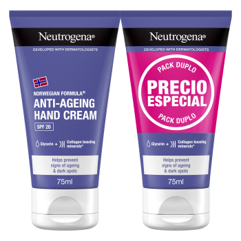 Pack Crema de Manos Anti-Edad Antimanchas con SPF20