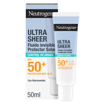 Fluido Ultra Sheer &amp; invisible Oil Control SPF50+