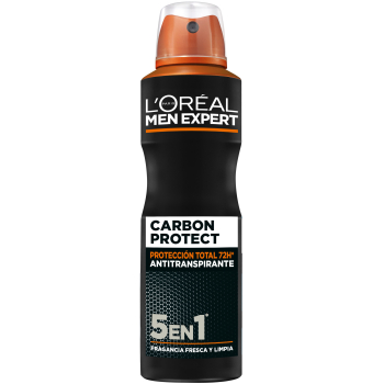 Men Expert Carbon Protect Spray Antitranspirante 5 em 1