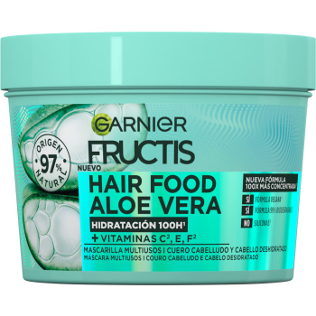 Fructis Hair Food Máscara Capilar 3 em 1 Aloe Vera