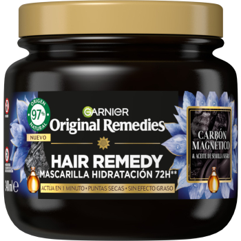 Hair Remedy Máscara Hidratação de Carvão Magnético