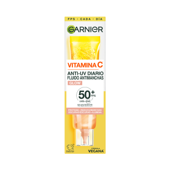 Vitamina C Fluido Diário Anti-Manchas e Anti-UV Efeito Glow com SPF50+