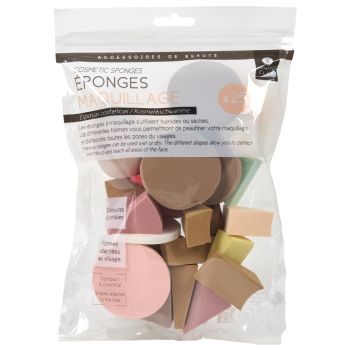 Conjunto de Esponjas de Maquilhagem Compactas e Práticas