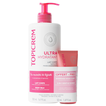 Pack Ultra Hydratant Leite Corporal + Esfoliante Suave 3em1