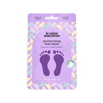 Máscara de pés de lavanda