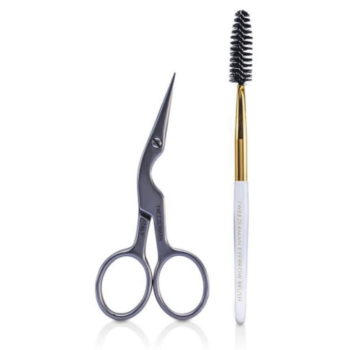 Set Tesoura E Pincel para Sobrancelhas