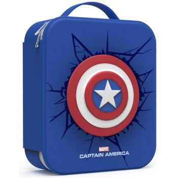 Conjunto Capitão América com Bolsa de Higiene Pessoal