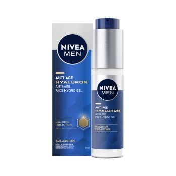 Men Hyaluron Gel Facial Hidratante Antienvelhecimento 
