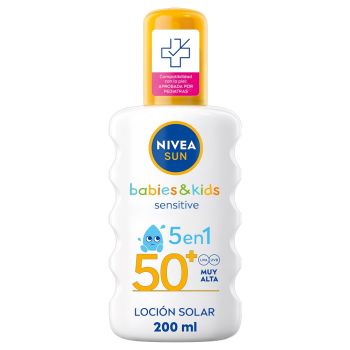SUN Babies & Kids Sensitive 5 em 1 Spray Solar SPF 50+