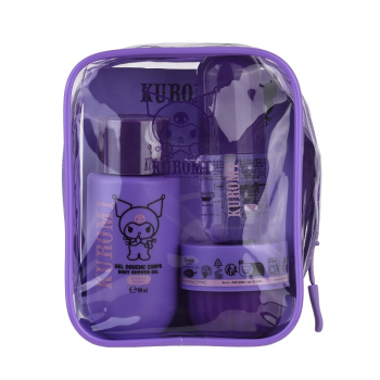 Estuche De Viaje Kuromi Travel Case Eternal Floral Crema + Bruma + Gel Ducha
