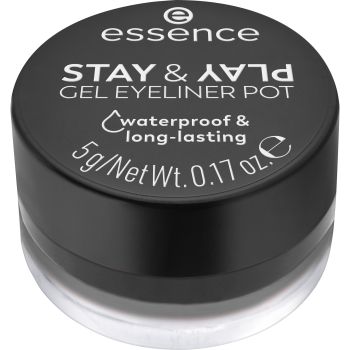 Stay & Play Eyeliner Gel em Frasco