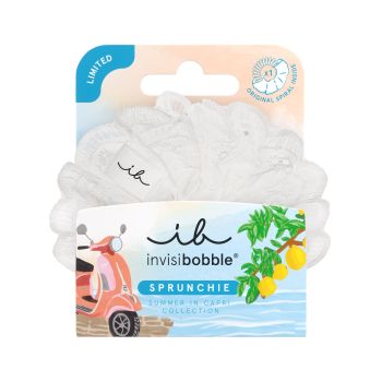 Elástico de Cabelo Branco Bliss Summer in Capri