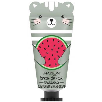 Creme hidratante para as mãos com melancia